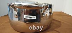 5748 new princess house heritage stainless steel 4.5 quart straining caserole