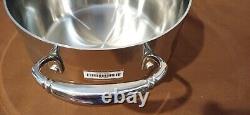 5748 new princess house heritage stainless steel 4.5 quart straining caserole