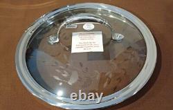 5748 new princess house heritage stainless steel 4.5 quart straining caserole