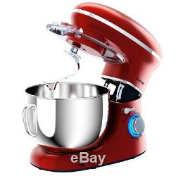 6.3 Quart House Use Tilt-Head Stand Mixer Kitchen Assistant 6 Speed 660W Red