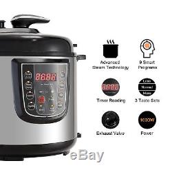 6/8/10/12QT Digital Multifunction Stainless Steel Electric Pressure Cooker