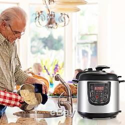 6/8/10/12QT Digital Multifunction Stainless Steel Electric Pressure Cooker