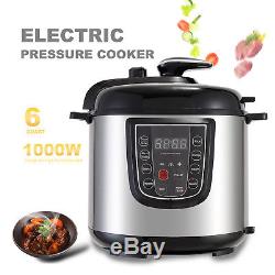 6/8/10/12QT Stainless Steel Digital Multifunction Pressure Cooker For kitchen