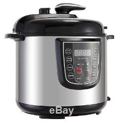 6/8/10/12QT Stainless Steel Digital Multifunction Pressure Cooker For kitchen