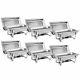 6 Pack Of 8 Quart Stainless Steel Rectangular Chafing Dish Thanksgiving Day