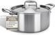 6 Quart 5-ply Clad Stainless Steel Stock Pot With Lid Fast Even Heating Conduction