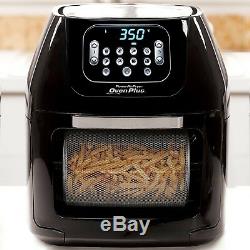 6-Quart Power Air Fryer Oven Plus 7-in-1 Cooking Features with Dehydrator and Ro