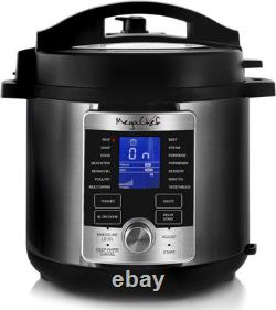 6 Quart Stainless Steel Electric Digital Pressure Cooker with Lid 6 Quart Stainless Steel Electric Digital Pressure Cooker with Lid