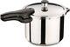 6-quart Stainless Steel Pressure Cooker Fast Cooker Canner Pot Kitchen Large