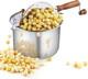 6 Quart Stainless Steel Stove Top Popcorn Maker Hand Crank