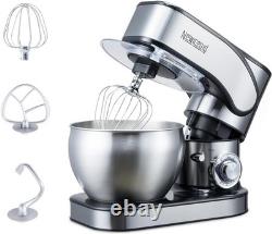 6-Speed Tilt-Head Stand Mixer, 700 Watt Powerful Motor, 7.4Quart Stainless Steel