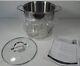 6610 Princess Heritage Stainless Steel Classic 12 Quart Stockpot Withglass Lid Nib