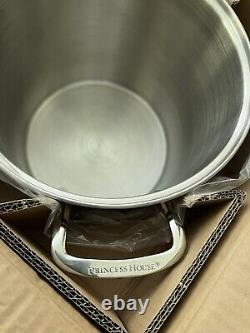 6610 Princess Heritage Stainless Steel Classic 12 Quart Stockpot withGlass Lid NIB