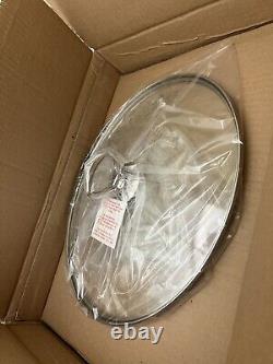 6903 Princess Heritage Stainless Steel 5 Quart Oval Baker with Glass Lid NIB