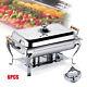 6packs 8quart 201 Stainless Steel Chafing Dish Buffet Trays Chafer Buffet Warmer