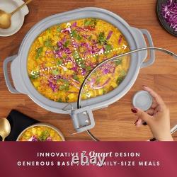 7 Quart Stainless Steel Slow Cooker With Sous Vide And Removable Temperature