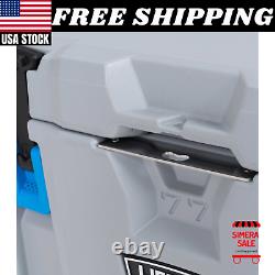 77 Quart High Performance Cooler Grey, 90903 Durable Stainless Steel Hinge