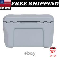 77 Quart High Performance Cooler Grey, 90903 Durable Stainless Steel Hinge