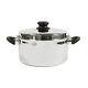 8 Pieces Edelstahl Rostfrei 5.5-quart Stainless Steel Dutch Oven With Lid, Pack 8