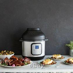 8 Quart Instant Pot Duo Crisp Pressure Cooker & 6 Quart Air Fryer Combo 11 in 1