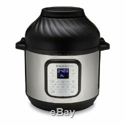 8 Quart Instant Pot Duo Crisp Pressure Cooker & 6 Quart Air Fryer Combo 11 in 1