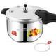 8 Quart Stainless Steel Pressure Cooker Induction & Stove Top Compatible