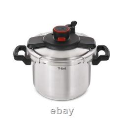 8 Quart Stainless Steel Pressure Cooker Safe Easy Cleanup Induction Compatible