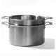 8 Quart Stainless Steel Stock Pot With Steamer Basket Insert-5 Ply Stainlessclad