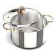 8 Quart Stock Pot Stainless Steel Stock Pot Soup Pot Cooking Pot With Lid Induct