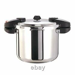 8-Quart pressure canner, Stainless Steel Pressure Cooker QCP408, BUFFALO