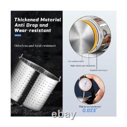 80-Quart Stainless Steel Seafood Boil Pot with Lid, Crab, Lobster, Shrimp Boil