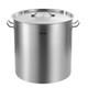 84qt 32quart Stainless Steel Stockpot With Basket & Lid, Heavy Duty Cooking Pot