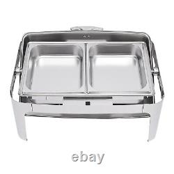 9L/ 9.5Quart Stainless Steel Chafer Chafing Dish Set Buffet Catering Food Warmer