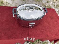 ALL-CLAD 6.5 Quart Slow Cooker Stainless Steel Crock Pot Model Series SC01