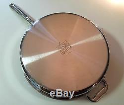 ALL CLAD 6405 All-Clad $390 Copper Core Stainless Sauteuse Saute Pan 5 Qt Quart