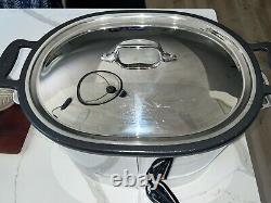 ALL-CLAD 7 Quart Slow Cooker Stainless Steel Crock Pot Series SC01