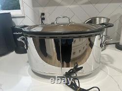 ALL-CLAD 7 Quart Slow Cooker Stainless Steel Crock Pot Series SC01