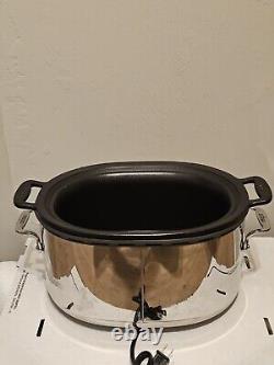 ALL-CLAD 7 Quart Slow Cooker Stainless Steel Crock Pot Series SC01 Tested Workin