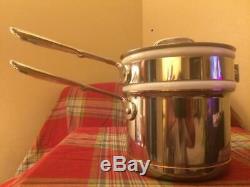 ALL-CLAD Copper Core 1 1/2 Quart Double Boiler New without Box Display Model