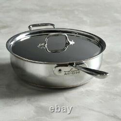 ALL-CLAD Copper Core 4 Quart ESSENTIAL PAN & LID NEW witho Box (Display Model)