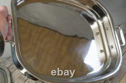 ALL-CLAD Electric Skillet 6 Quart 6701 E105725 Stainless Steel Lid TESTED WORKS