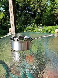 ALL CLAD TK copper core 3 qt QUART sauce PAN with LID MADE IN AMERICA