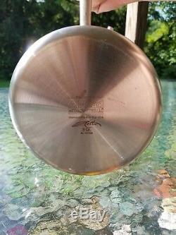 ALL CLAD TK copper core 3 qt QUART sauce PAN with LID MADE IN AMERICA