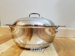 ALL CLAD copper core 5.5 qt quart DUTCH OVEN with domed LID stainless steel NEW