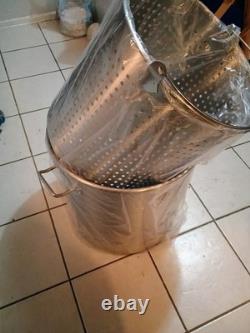 ARC 84-Quart Stainless Steel Stock Pot Set with Basket Item #AFH-S84B. Brand New
