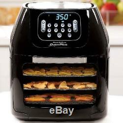 Air Fryer Oven 6 Quart All-In-One Dehydrator Pro 8 Digital Function Rotisserie