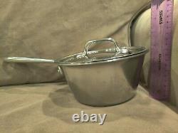All-Clad 1.5 Quart Windsor Pan Stainless Tri-Ply With Lid Rare! NR