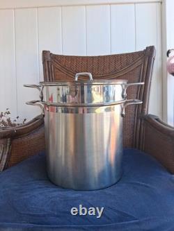 All-Clad 12-Quart Stainless Steel Multi-Cooker Steamer Set