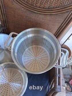 All-Clad 12-Quart Stainless Steel Multi-Cooker Steamer Set