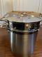 All-clad 12 Qt Multi Cooker Stainless Steel Stock Pot Strainer Steamer W Box